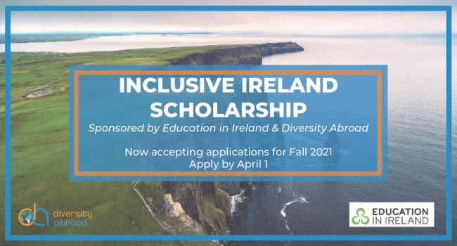 Inclusive Ireland Scholarship 2021-2